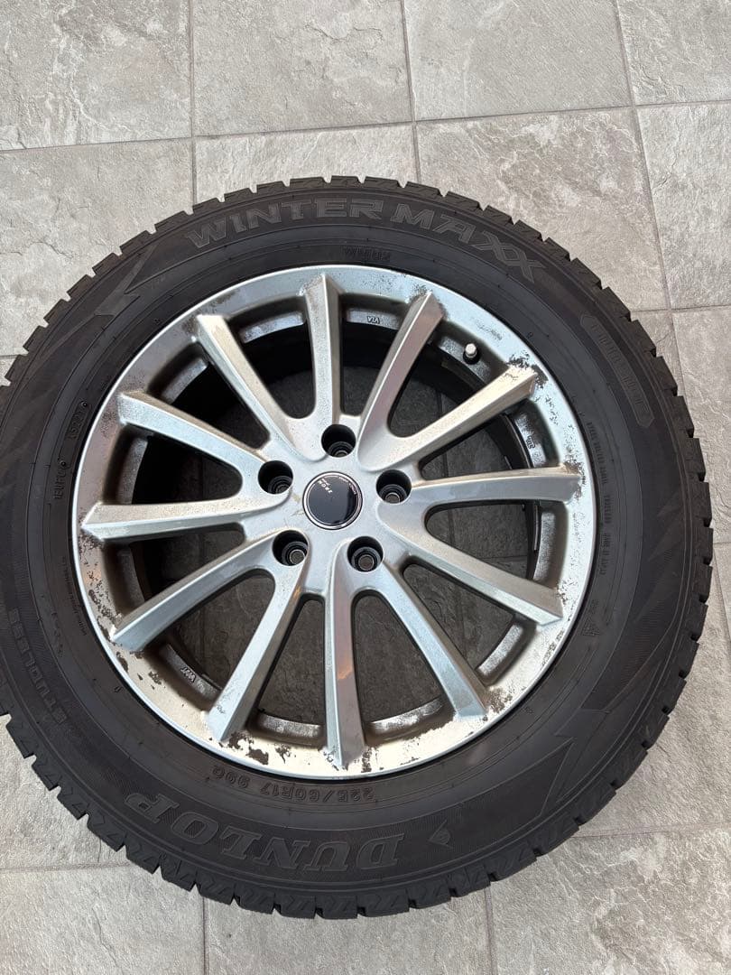 30アルファード スタッドレス DUNLOP 225/60R17 ホイールセット