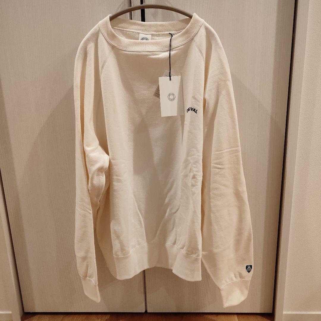 ORCIVAL エクリュ コットン裏毛 スウェットプルオーバー 5 ユニセックス ORCIVAL | コットン裏毛 スウェットプルオーバー MEN（スウェット