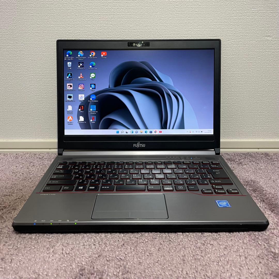 富士通/FUJITSU/新品高速SSD256/Webカメラ/Win11 ProBelanja di