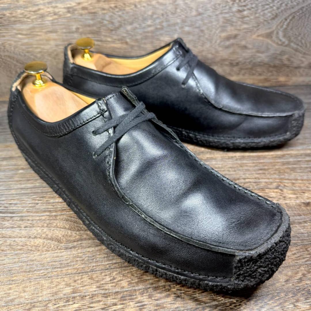 【美品】◆Clarks Natalie◆クラークス ナタリー 27.0cm 黒色
