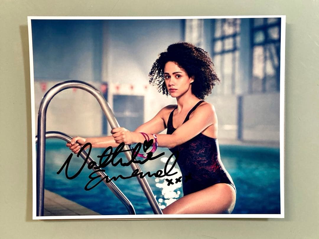 セール中…ナタリー・エマニュエル直筆サイン入り超大型写真…ワイルド