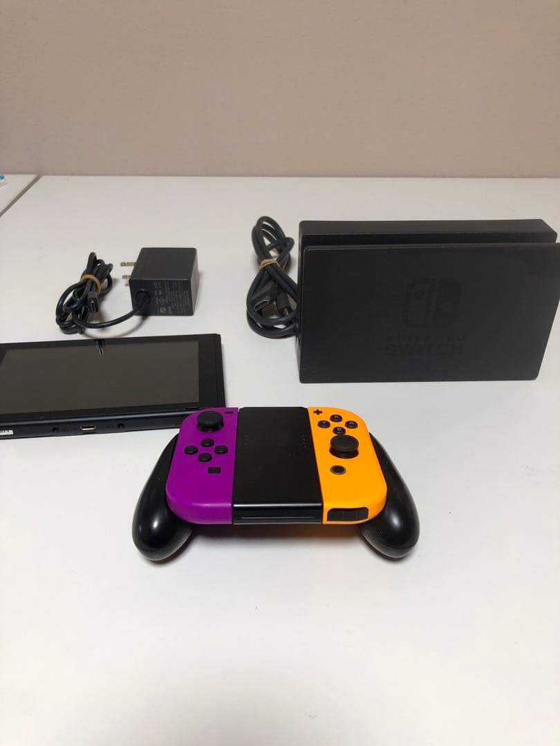 現状品 Switch バッテリー強化版 ニンテンドーストアモデル Nintendo Switch ニンテンドー スイッチ 本体 バッテリー強化版 Joy