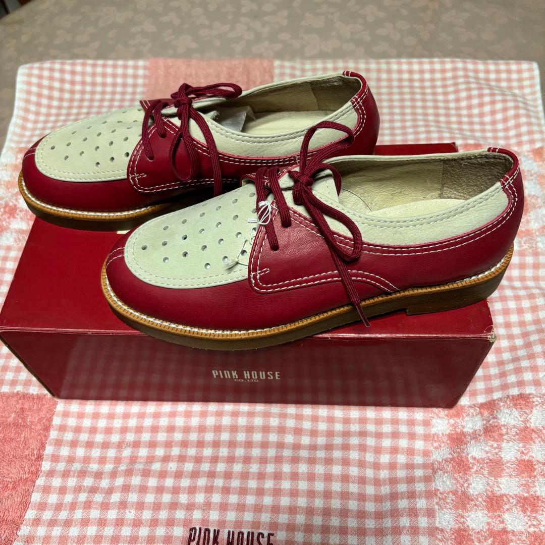 《本日のみのお値引き》【新品】ピンクハウス　パンチングコンビシューズ　Mサイズ