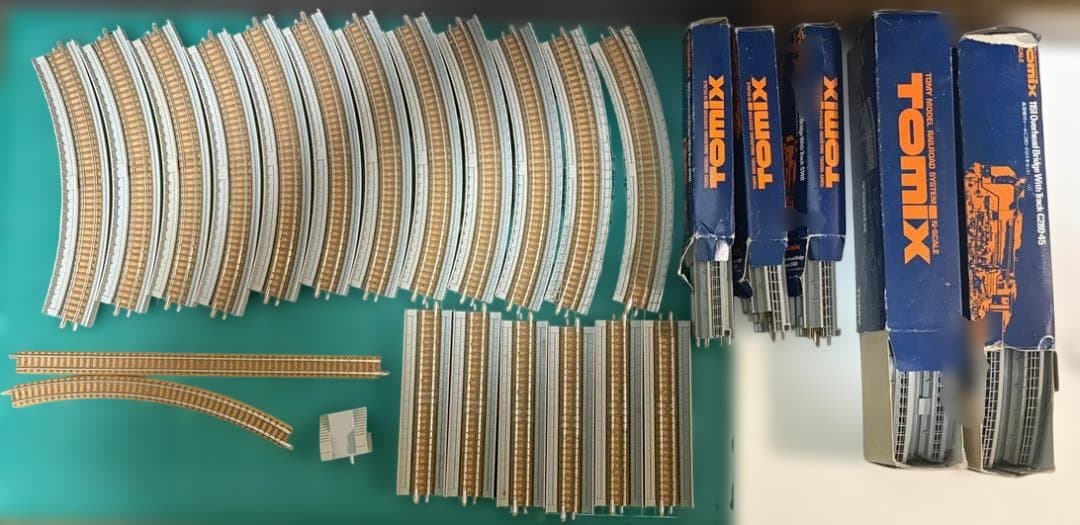 【ジャンク品】Nゲージ旧レールセット＋車両、アクセサリー TOMIX Nゲージ 旧レールセット【ジャンク】 - メルカリ