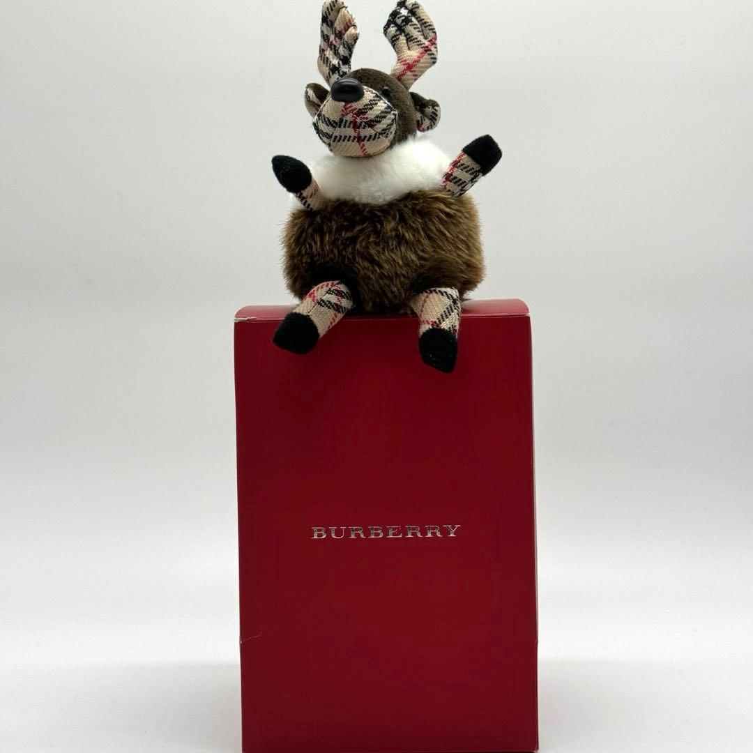 BURBERRY バーバリー トナカイ 人形 ノバチェック ぬいぐるみ - メルカリ