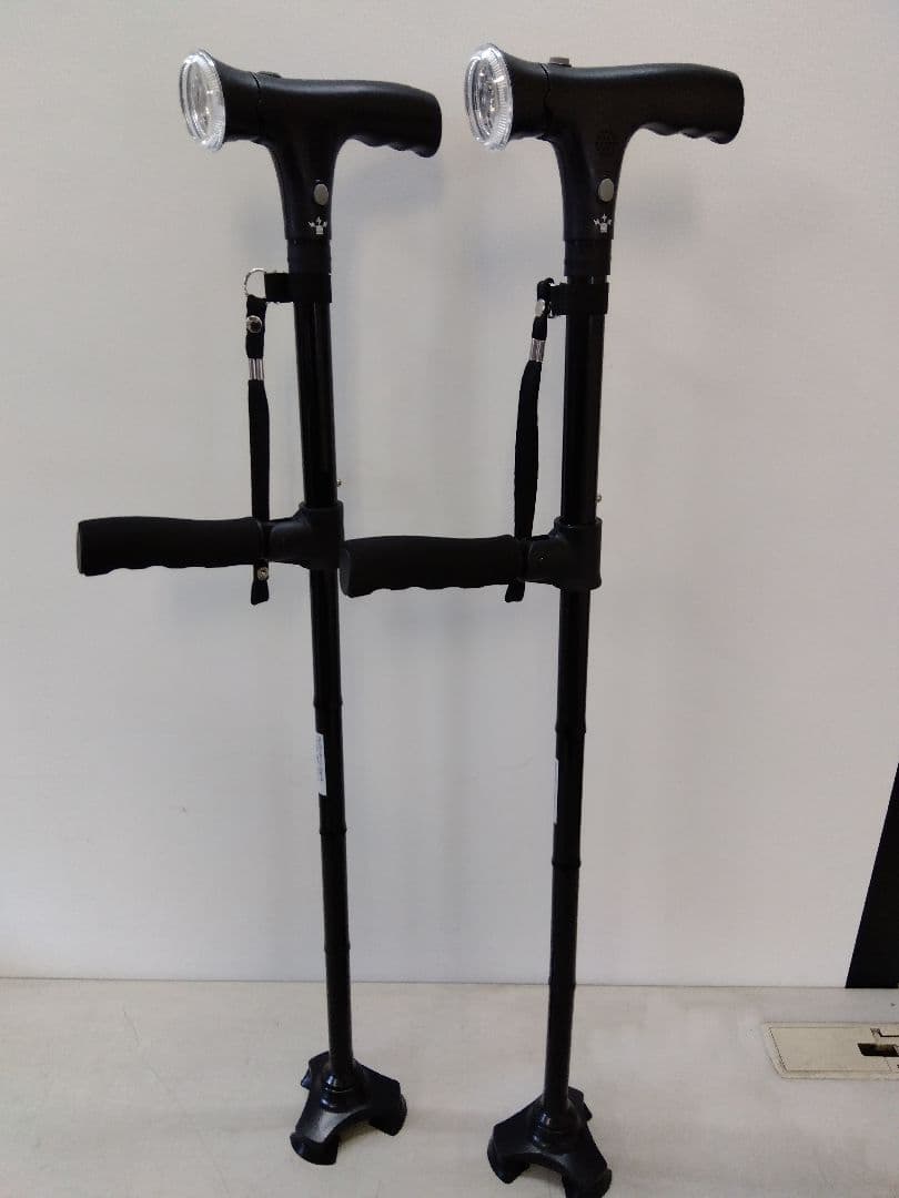 他サイトでも掲載中】三点杖 クレバーケーン ショート ライト 多種機能