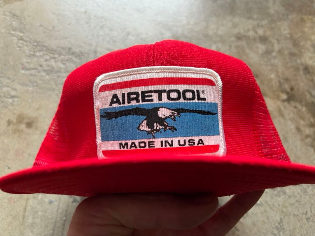 超激レアUSA製デッドストック企業系ヴィンテージトラッカーキャップ