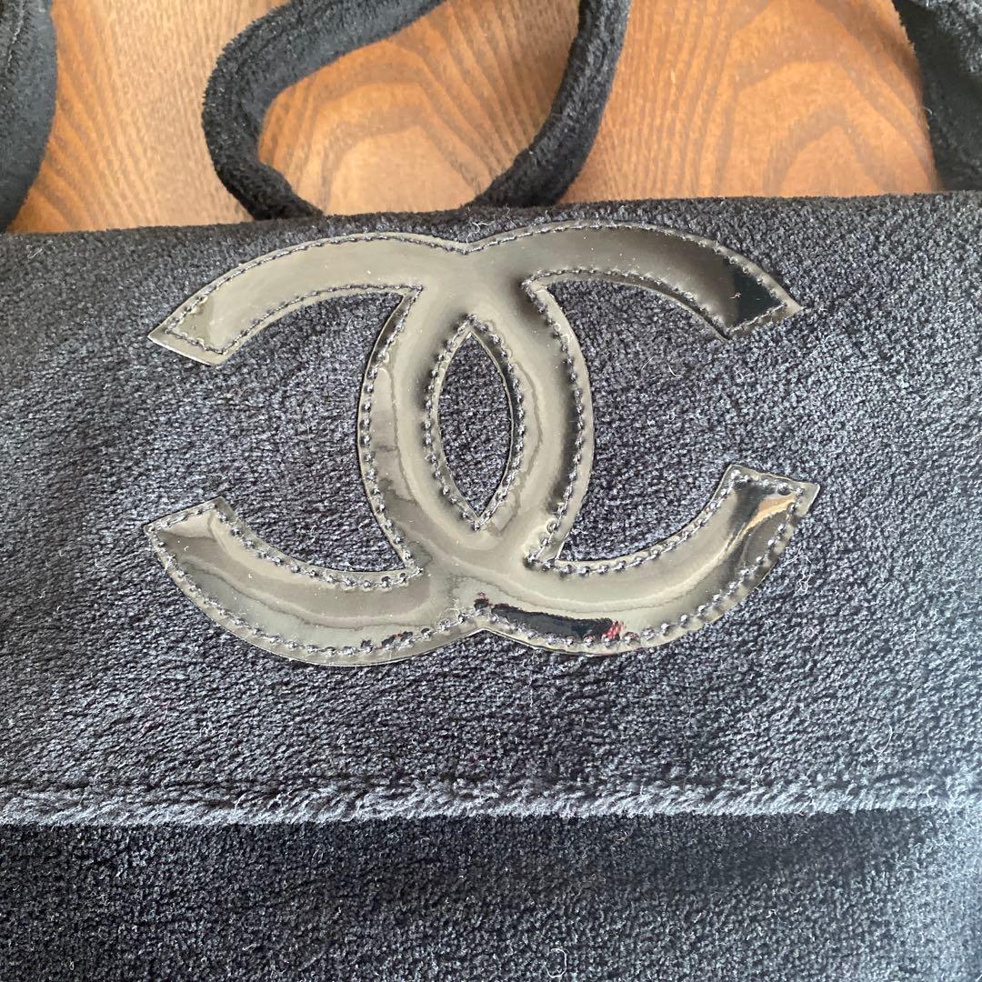 CHANEL 黒 ノベルティショルダーバッグ 非売品パイル - メルカリ