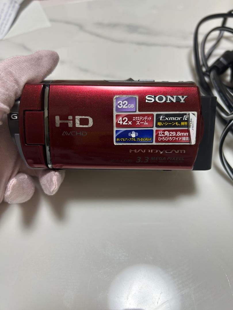 SONY HDR-CX180 ビデオカメラ 32GB内蔵 動作確認済み - メルカリ