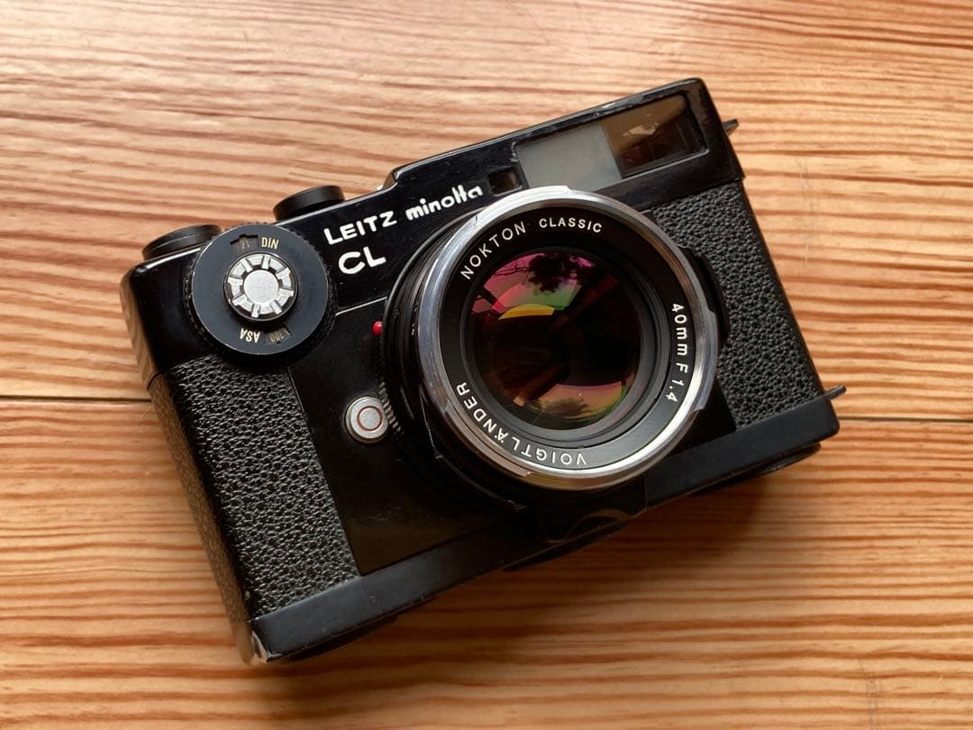 後塗ブラックペイントLEITZ minolta CLノクトンクラッシック40mm 後塗ブラックペイントLEITZ minolta CLノクトンクラッシック40mm