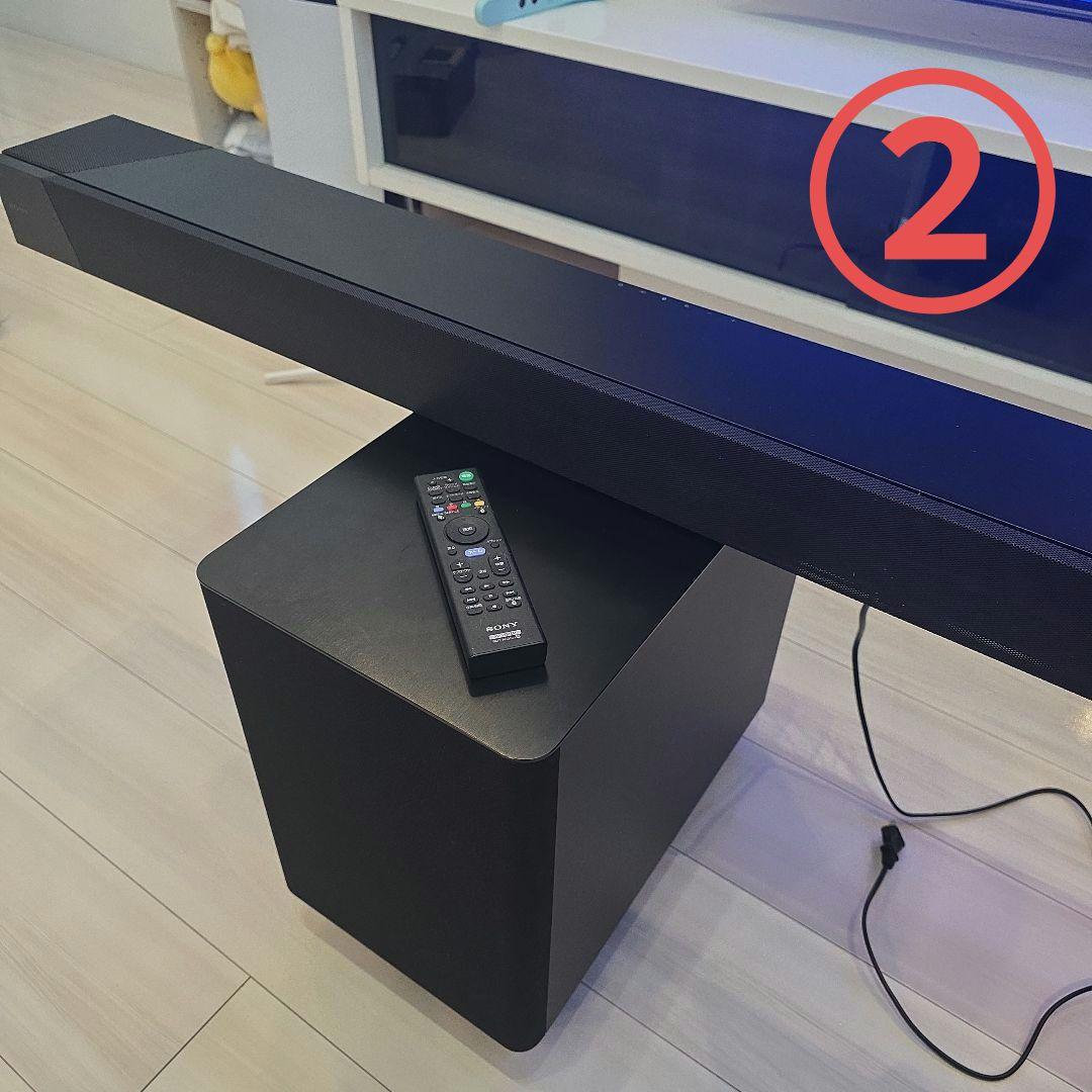 nobyさん専用②SONY HT-ST5000 サウンドバー 21年製 SONY サウンドバー 7.1.2ch HT-ST5000 専用サブウーファー SONY「HT