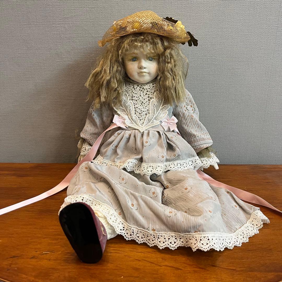 ビスクドール 西洋人形 フランス人形 人形 ドール アンティーク 陶器