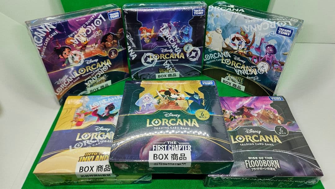 ディズニーロルカナ　Disney Lorcana 6ボックスセット ディズニーロルカナ第6セット「Azurite Sea」の詳細が発表されました