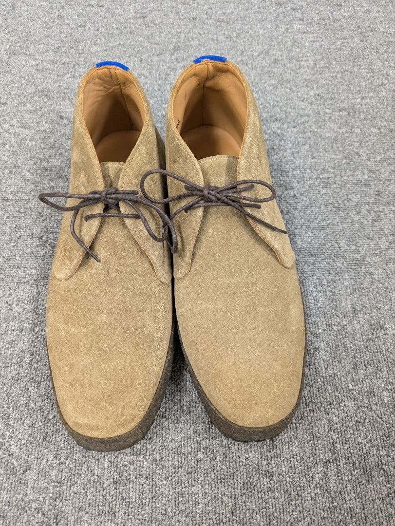 SANDERS スエード ベージュ ブーツ SANDERS（サンダース） 【P10倍】サンダース B.G.S. 「2740：パンチド