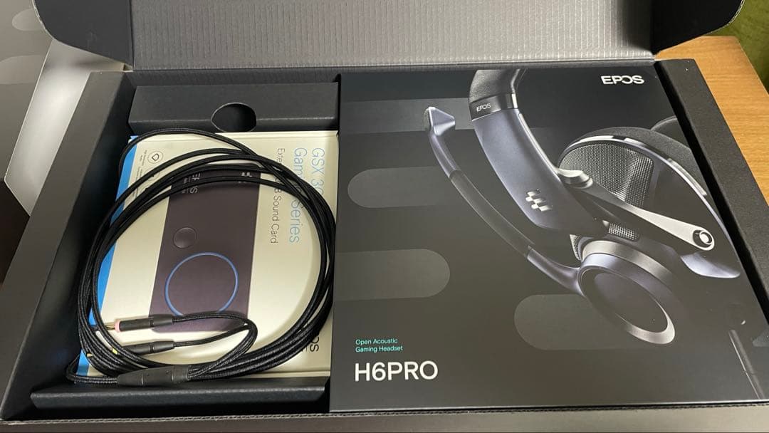 美品 箱付 EPOS H6PRO GSX300 ゲーミング ヘッドフォン アンプ