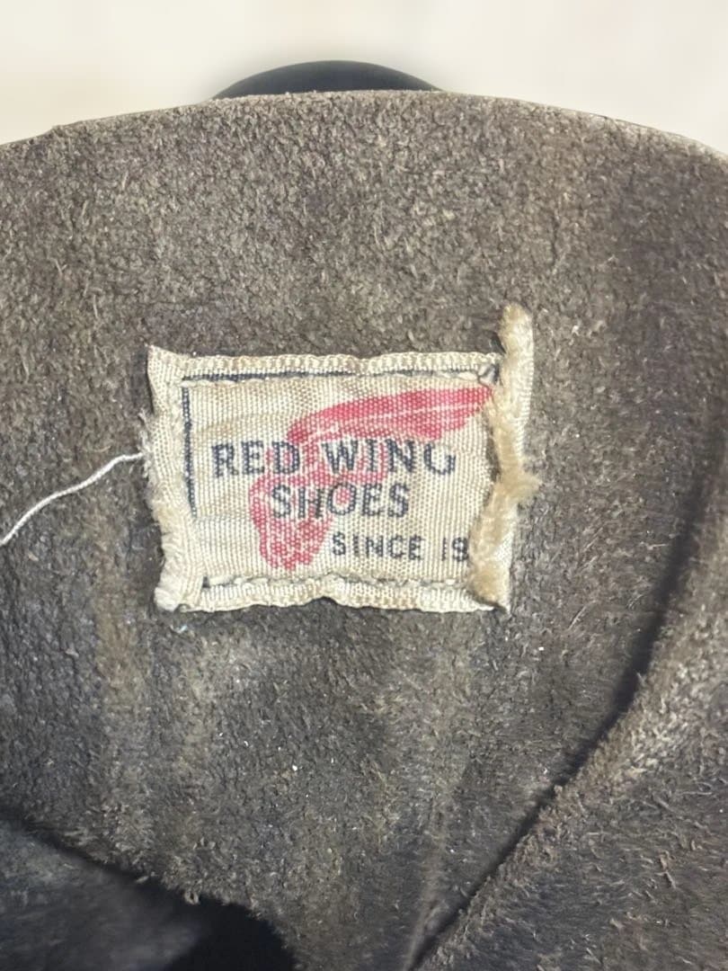 レッドウイング ロガーブーツ 茶芯 60〜70's プリント羽タグ - メルカリ