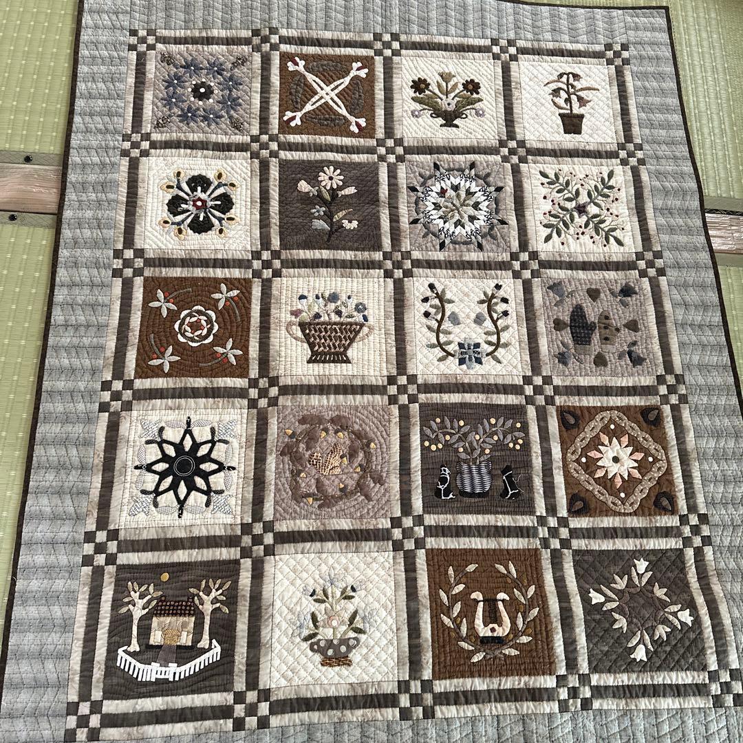 ハンドメイドパッチワークキルトのタペストリー パッチワークキルトのタペストリー[送料無料] タペストリー・壁掛け