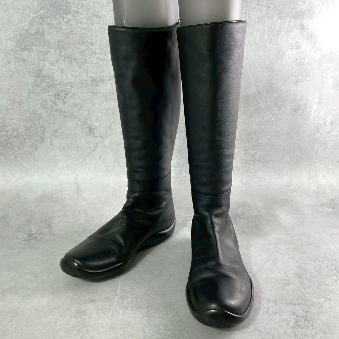 PRADA プラダスポーツ ロングブーツ 35.5 アーカイブ センタージップ