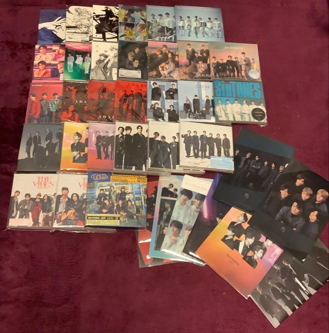 SixTONES CD シングル20枚・アルバム9枚　まとめ売り SixTONES シングル アルバム CD DVD まとめ売り - メルカリ
