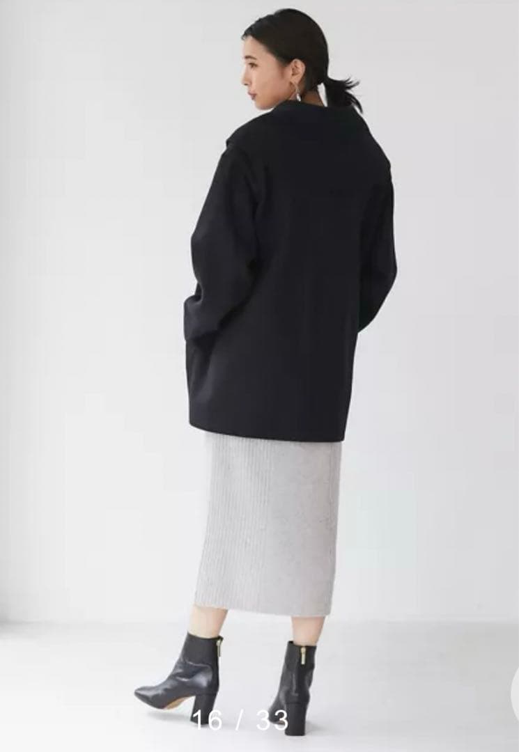 ガリャルダガランテ ゆったり上品ネイビーフロントメタルパーツリバー