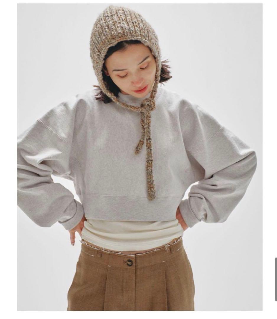 トップス Cropped Sweat Pullover/todayful GRY Cropped Sweat Pullover(FREE LIGHT GREY): TODAYFUL: WOMENS