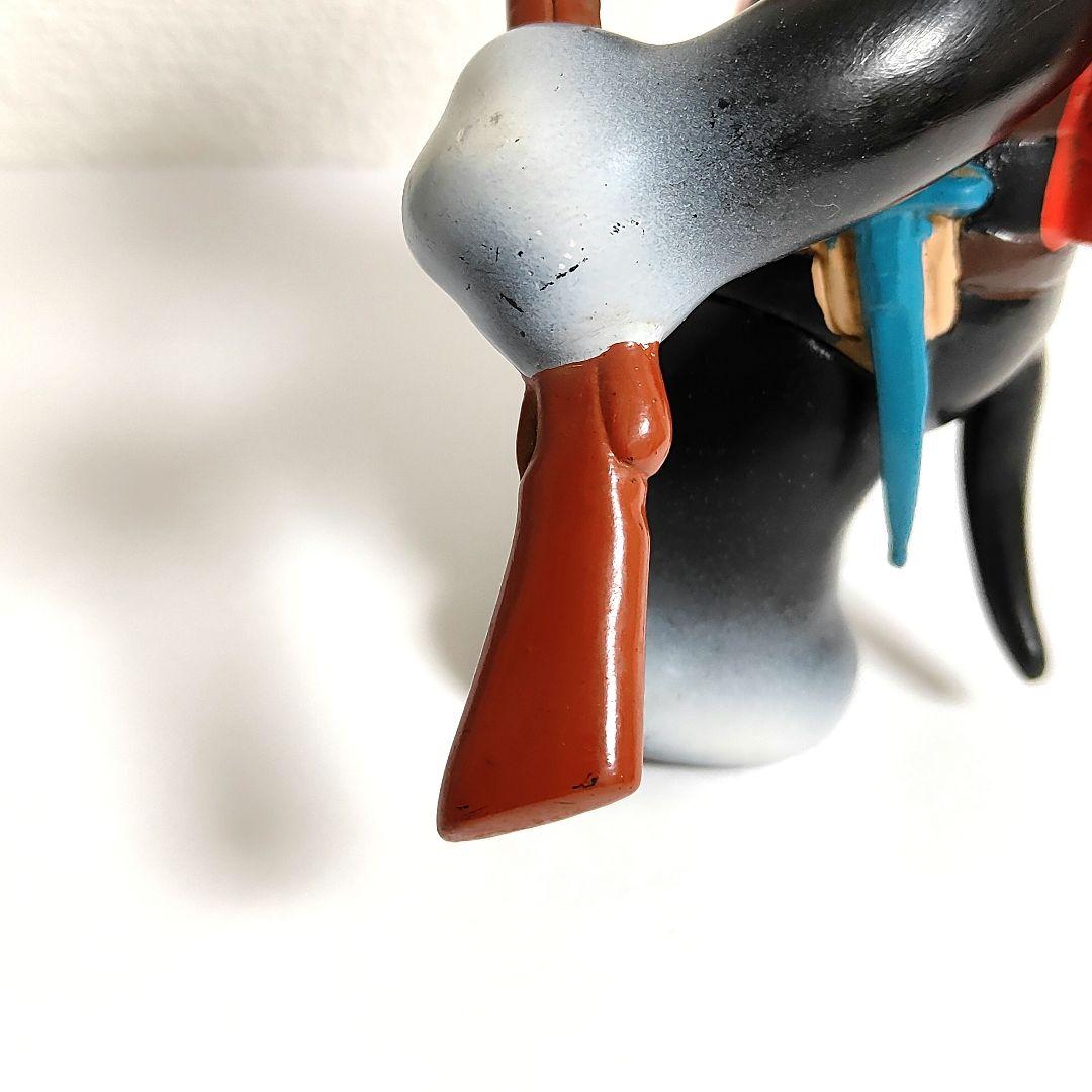 珍品】当時物マルザンのらくろモール中隊長ソフビ1969年田川水泡