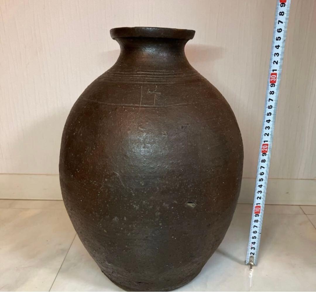 希少　種子島　よきの焼　壺　江戸時代　花瓶　置物　骨董品　古美術品　能野焼 2026年最新】種子島能野焼の人気アイテム - メルカリ