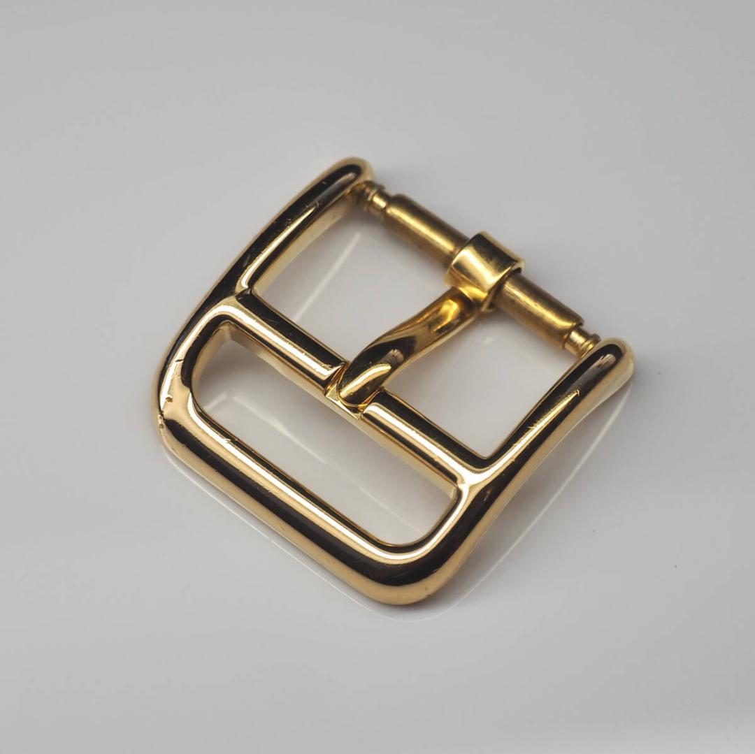 ◆純正品◆エルメス◆尾錠◆金色◆幅約１４mm◆F-S エルメス ミニケリーII GOLD エプソン ゴールド金具 刻印U (HERMES