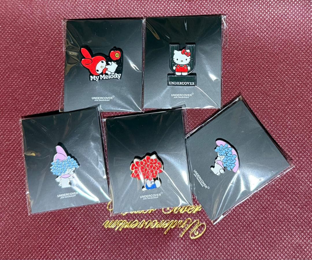 UNDER COVER × サンリオ ピンバッジ 5個セット UNDER COVER × サンリオ ピンバッジ 5個セット 2026年最新】アンダー