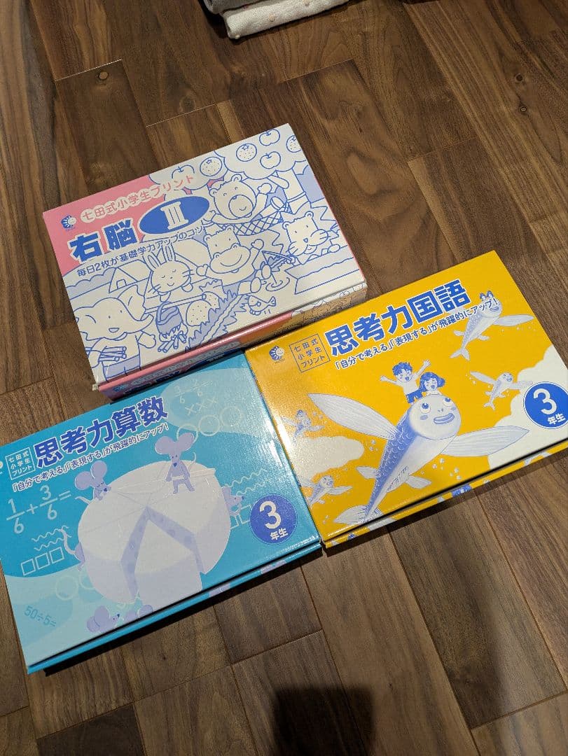 【七田式小学生プリント】３年生　算数　国語　右脳　３科目 小学生プリント右脳Ⅲ【プリント教材】 | 七田式公式通販