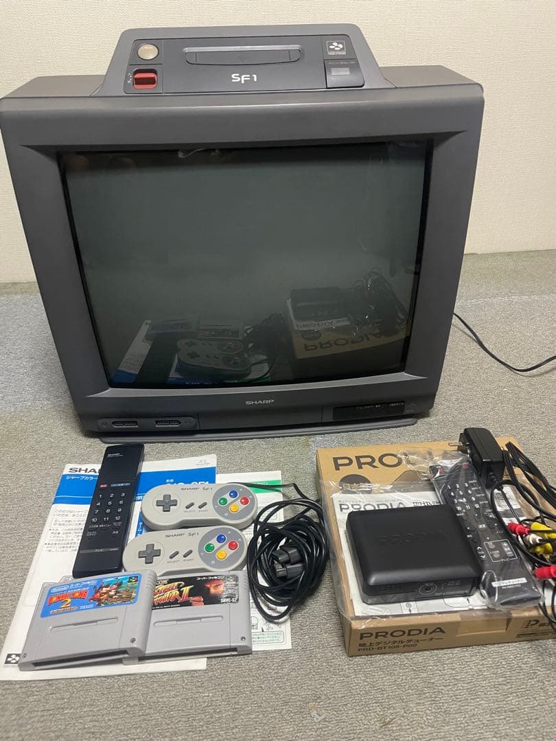 スーパーファミコン内蔵テレビ シャープ製 21型 SHARP 21G-SF1 - メルカリ