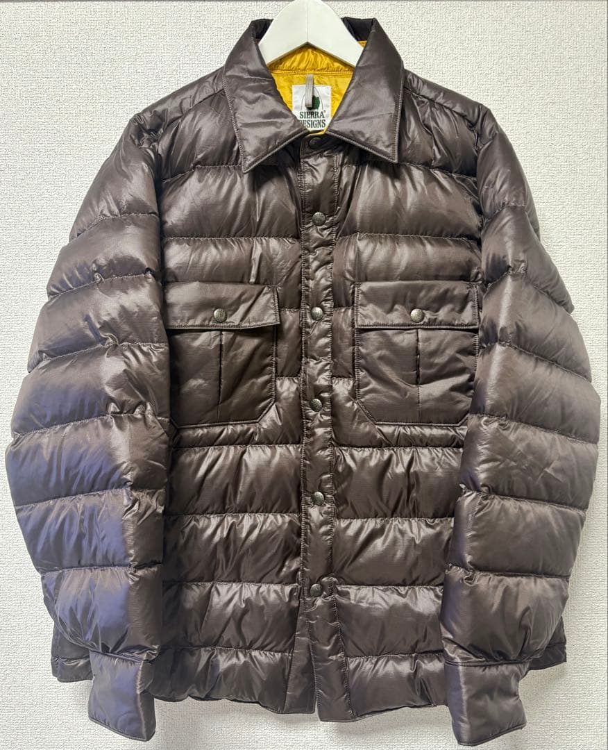 beams plus シェラデザイン 別注ダウンシャツ 現行品 2回着用 - メルカリ