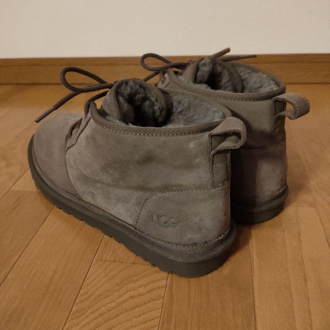 UGG グレー スエード ムートンブーツ 30.5cm S/N 3236