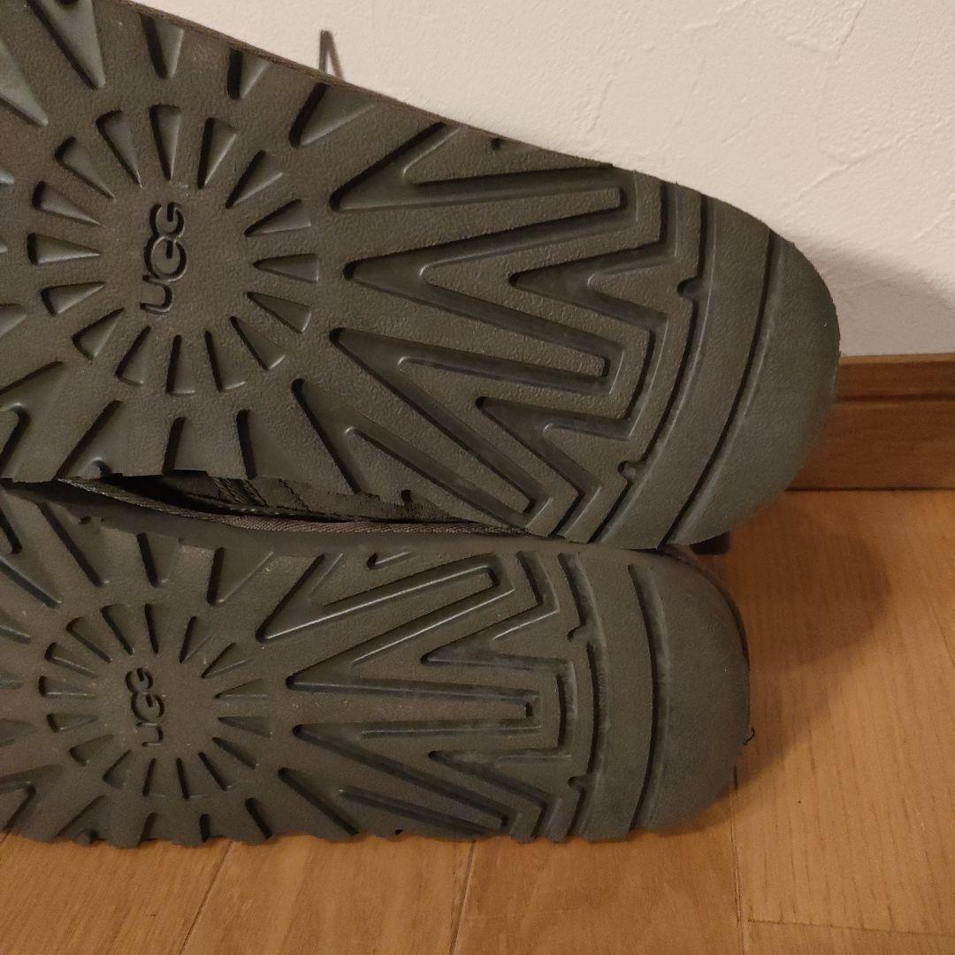 UGG グレー スエード ムートンブーツ 30.5cm S/N 3236