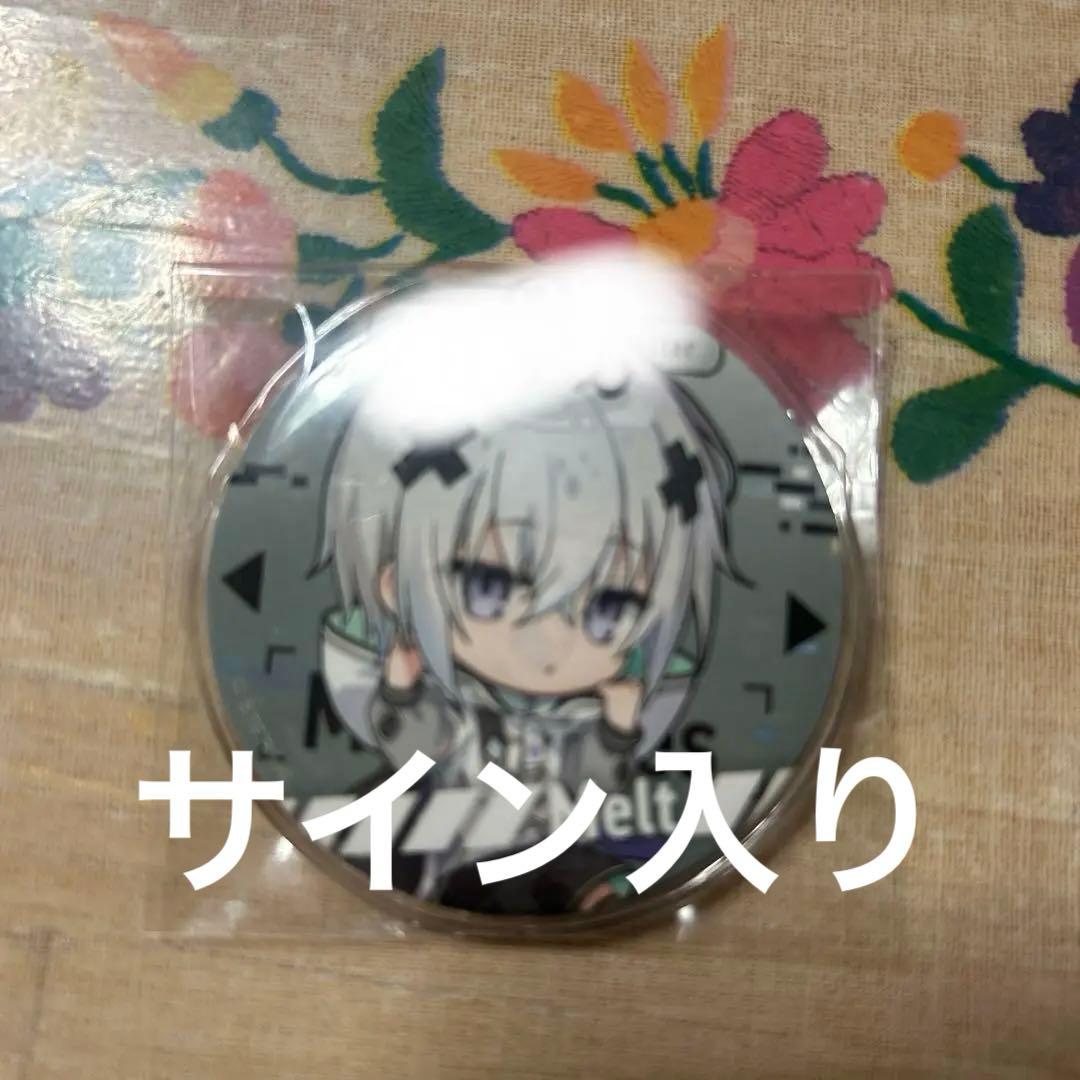めておら メルトくん めると メルト サイン入り サイン 缶バッジ