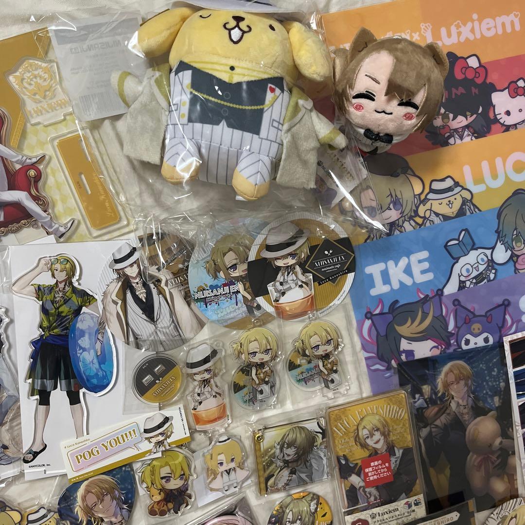 にじさんじENルカカネシロ グッズ47点まとめ売りアクスタ 缶バッジ