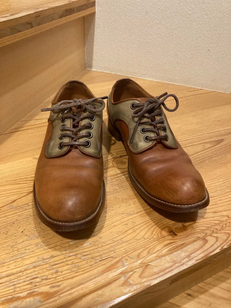 chausser C-740 ナチュラルコードバン×キャンバス ショセ C-740-NAOK コードバンコンビサドル NATUREL-商品詳細 購入