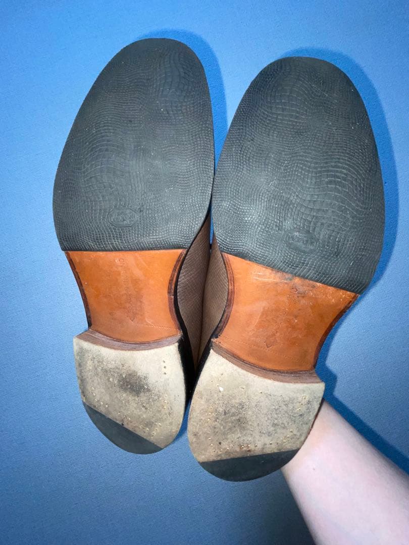 【レア】着用数回 エドワードグリーン プレーントゥ 5.5E 72ラスト