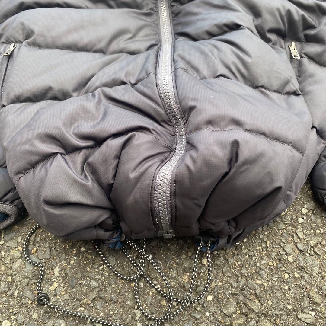 00s エディーバウアー グースダウン puffer jacket リバーシブル