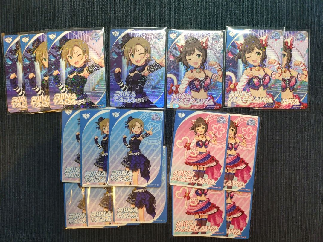 多田李衣菜 前川みく cgr,r,nセット カードフォリオ シンデレラ