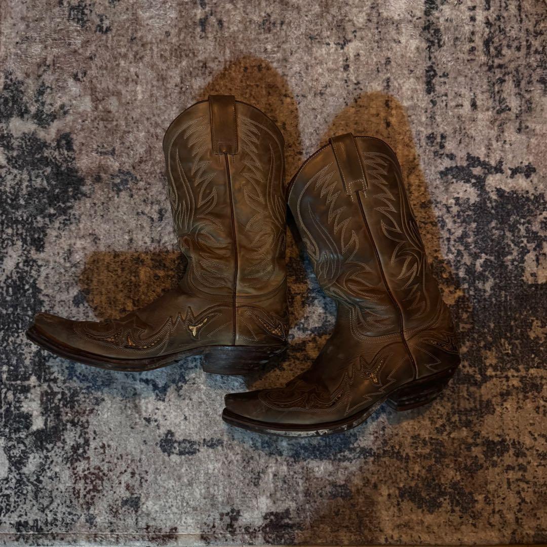 ウエスタンブーツ ブラウン レザー 42 sendra 楽天市場】センドラ ウエスタンブーツ レディース ロングブーツ