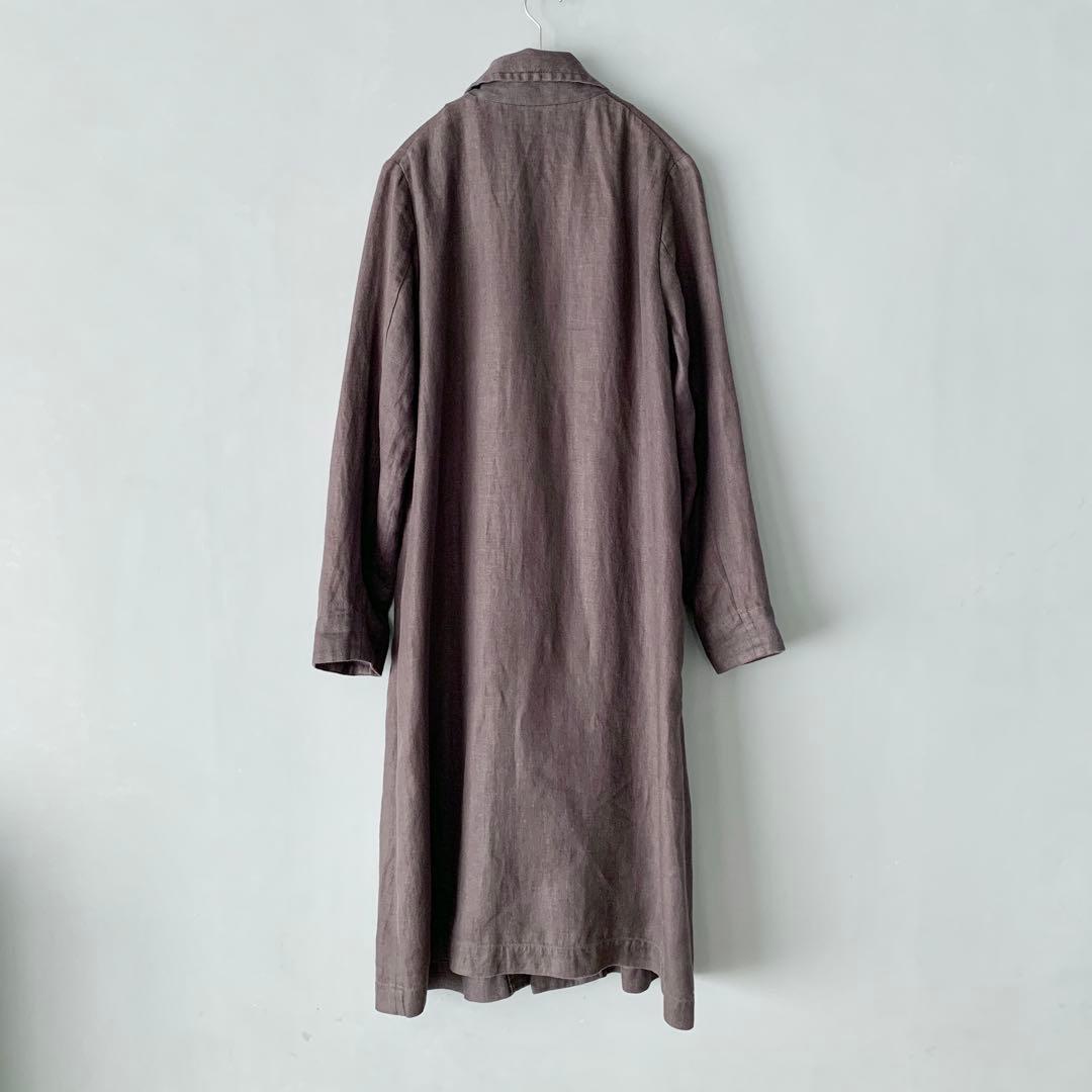 Pal'las Palace リネン ダブルフロント コート パラスパレス - メルカリ