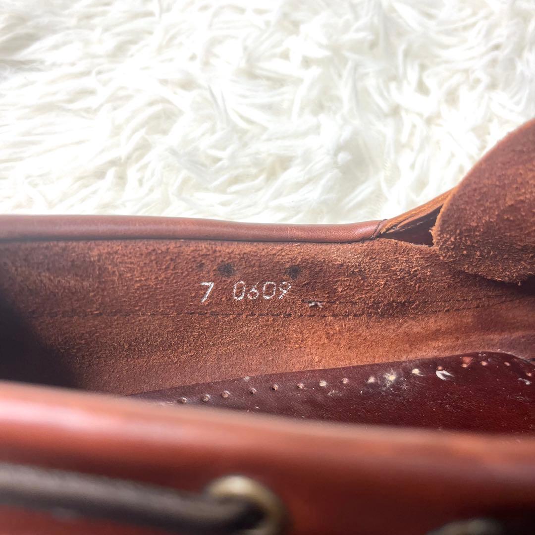 【美品】 パラブーツ デッキシューズ BARTH MARRON 26.0cm