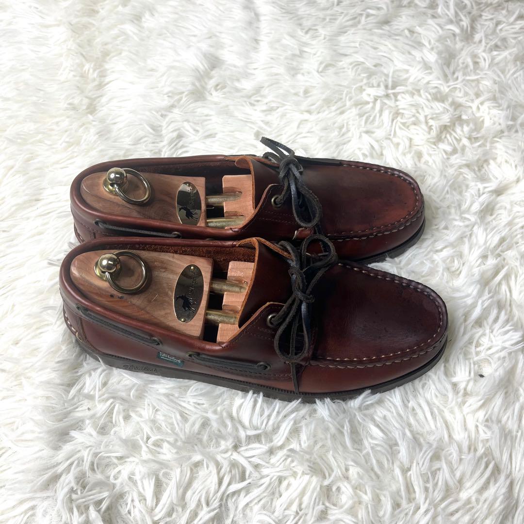 【美品】 パラブーツ デッキシューズ BARTH MARRON 26.0cm