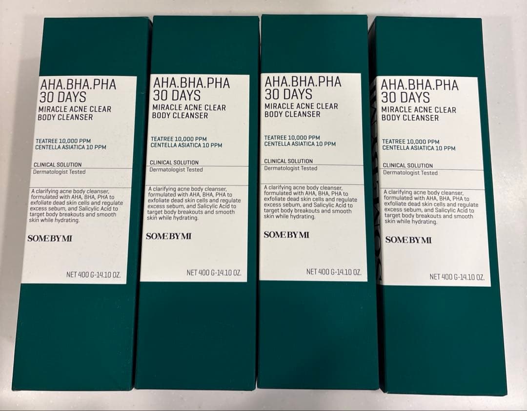 SOME BY MI ボディクレンザー 4本セット SOMEBYMI(サムバイミー) / AHA・BHA・PHA 30デイズミラクルアクネ