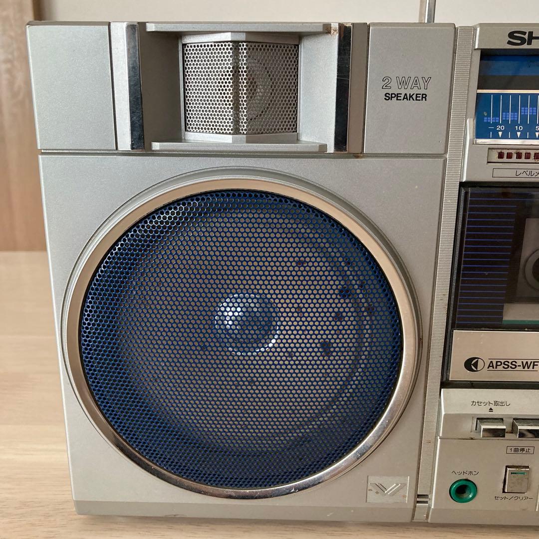SHARP シャープ GF-490 ダブルラジカセ ラジカセ 昭和 レトロ 廃盤