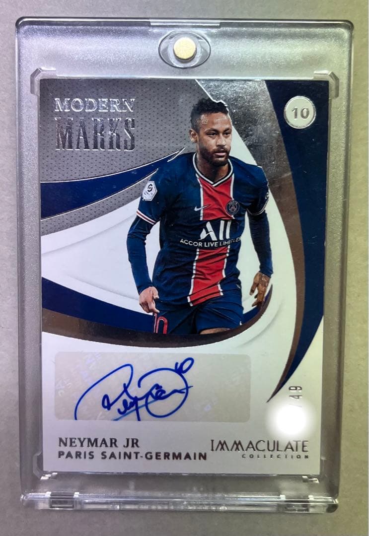 Panini immaculate Neymar ネイマール サイン カード - メルカリ