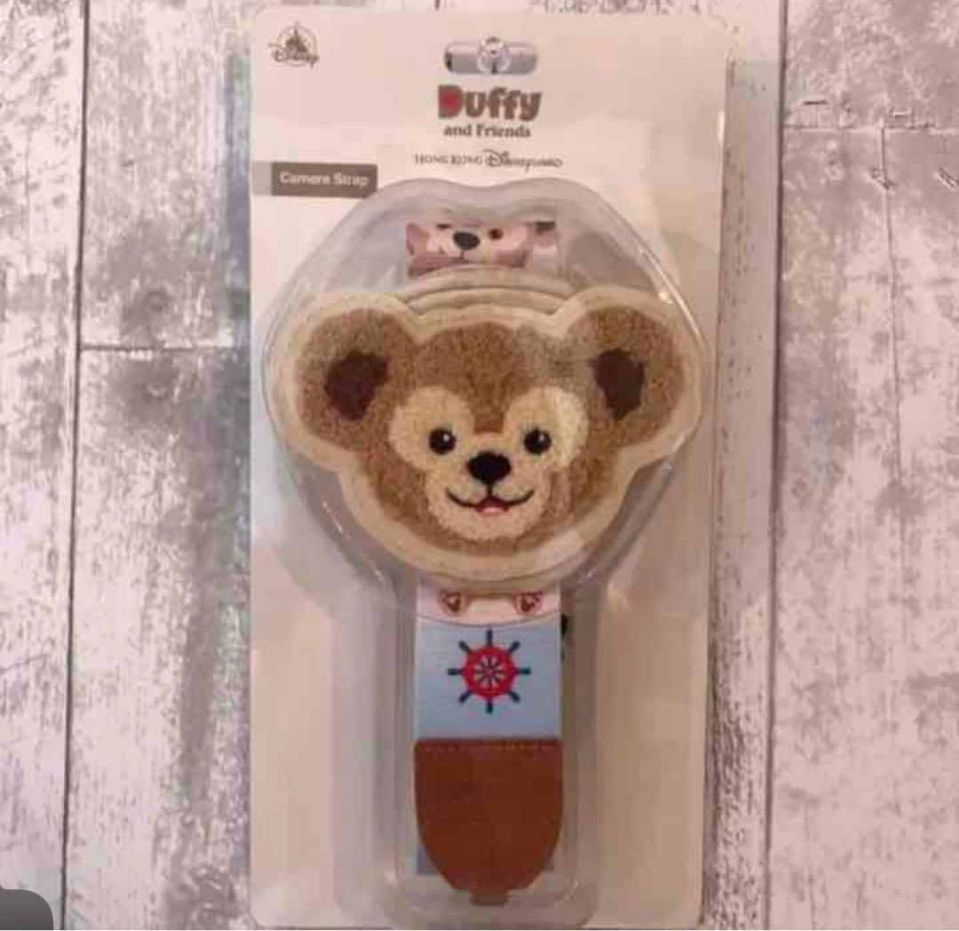 香港ディズニー ダッフィー カメラストラップ シェリーメイ 海外