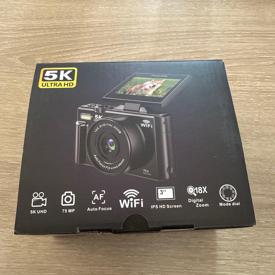 5K UHD デジタルカメラ 75MP - メルカリ