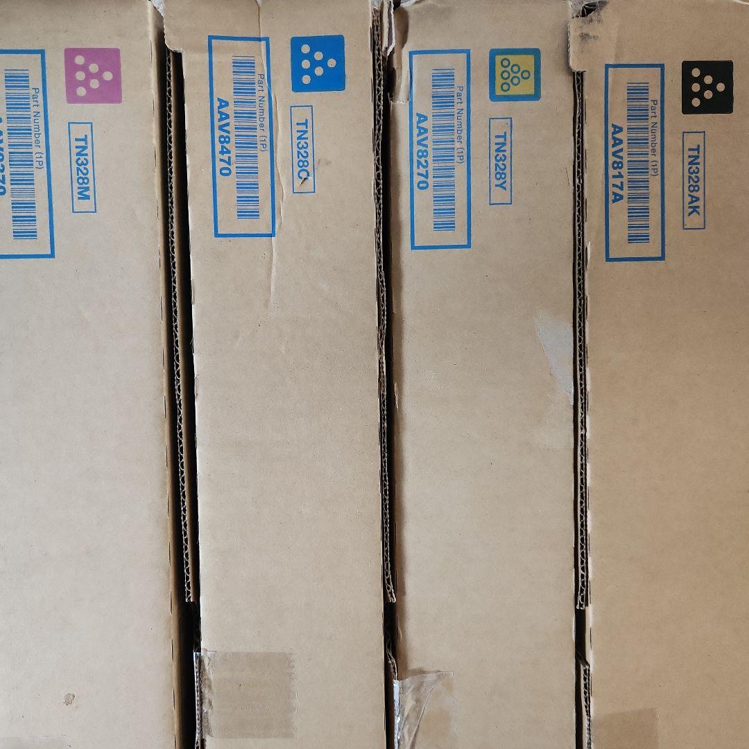 未使用 トナーカートリッジ 4色セット TN328K/C/M/Y